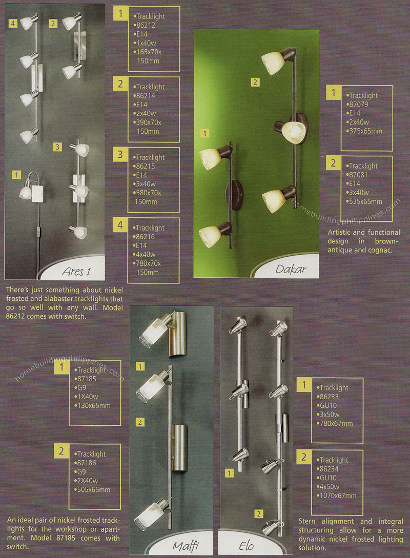 Tracklights and Downlights