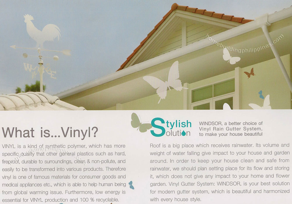 Windsor Vinyl Gutter System