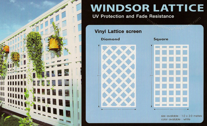 Windsor Vinyl Lattice Screen