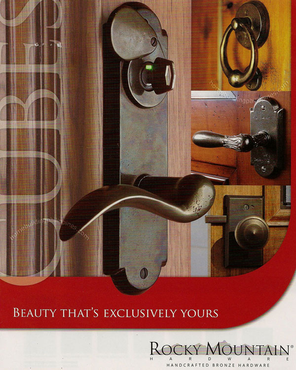 Door Locksets by Rocky Mountain Handcrafted Bronze Hardware