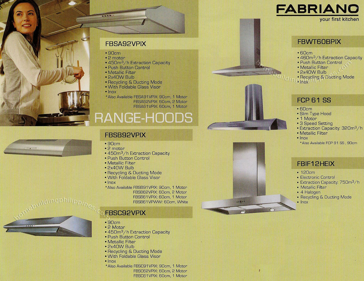 Fabriano Range Hoods