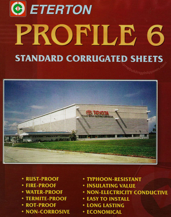Profile 6 Standard Corrugated Sheets