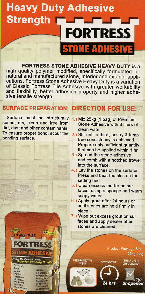 Fortress Stone Adhesive