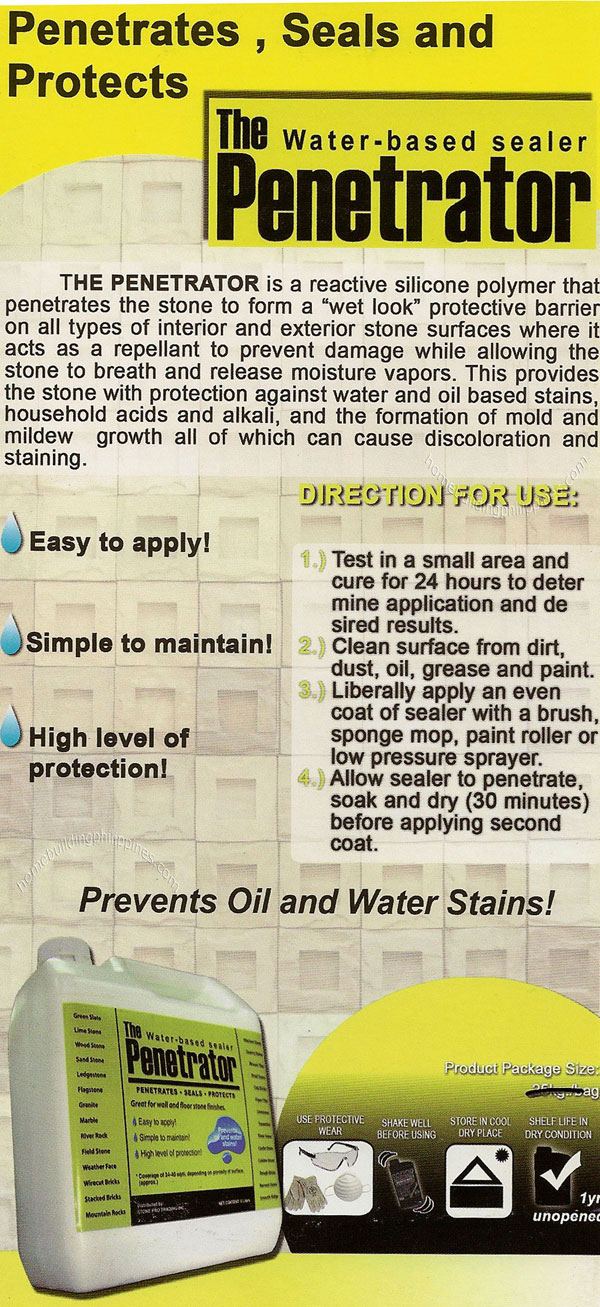 The Penetrator Water-Based Sealer