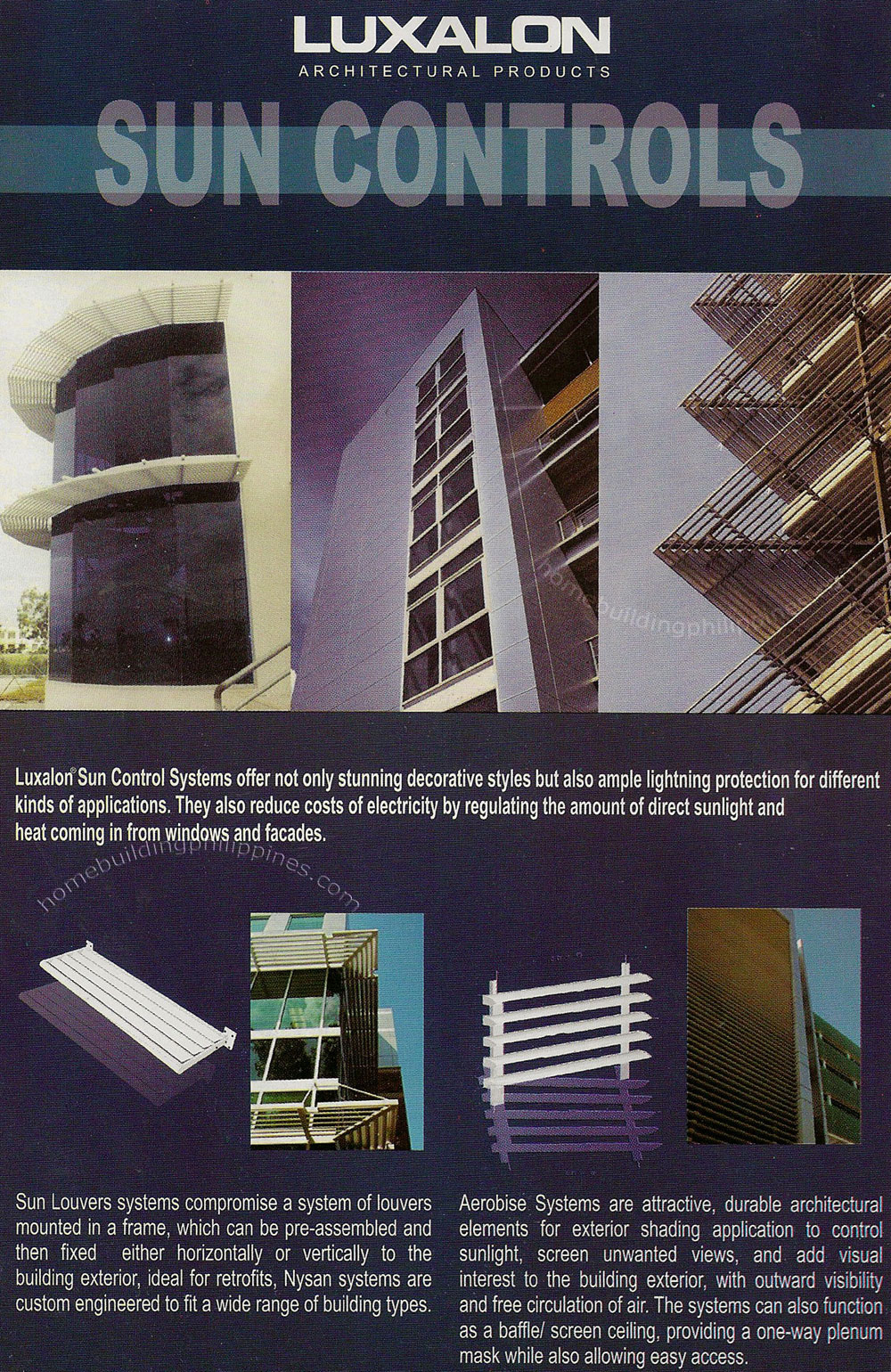 Luxalon Architectural Products - Sun Control