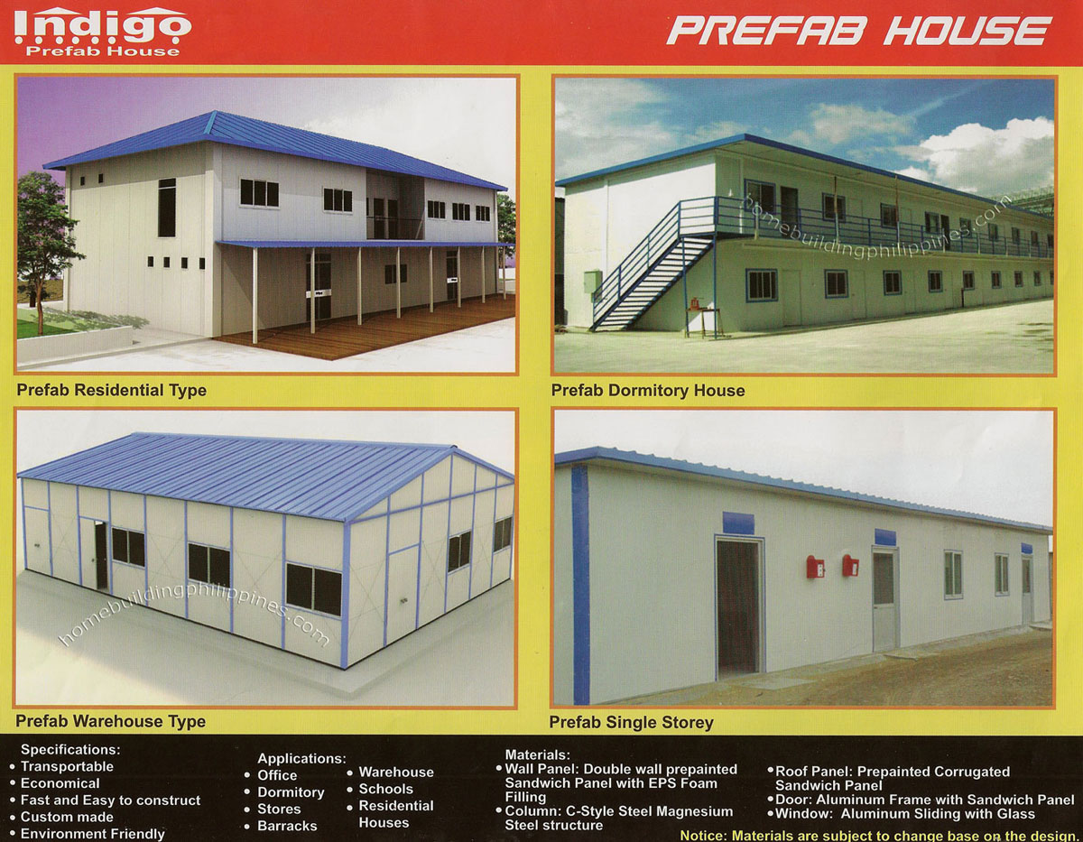 Prefab Residential, Dormitory, Warehouse, Single-Storey