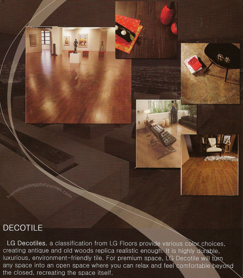 Antique Wood Replica Flooring by LG Decotiles