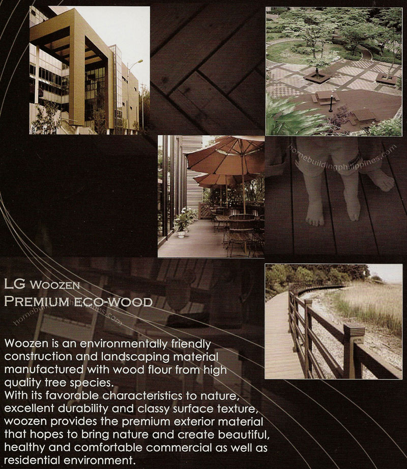 LG Woozen Premium Eco-Wood Environment-Friendly Construction and Landscaping Material