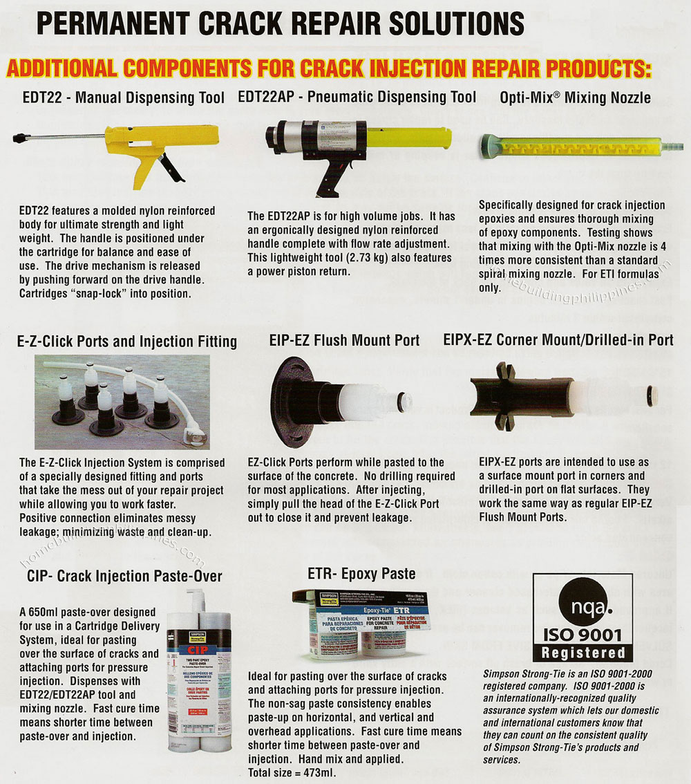 Simpson Permanent Concrete Crack Repair Solutions