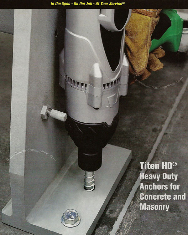 Simpson Titan HD Heavy Duty Anchors for Concrete and Masonry