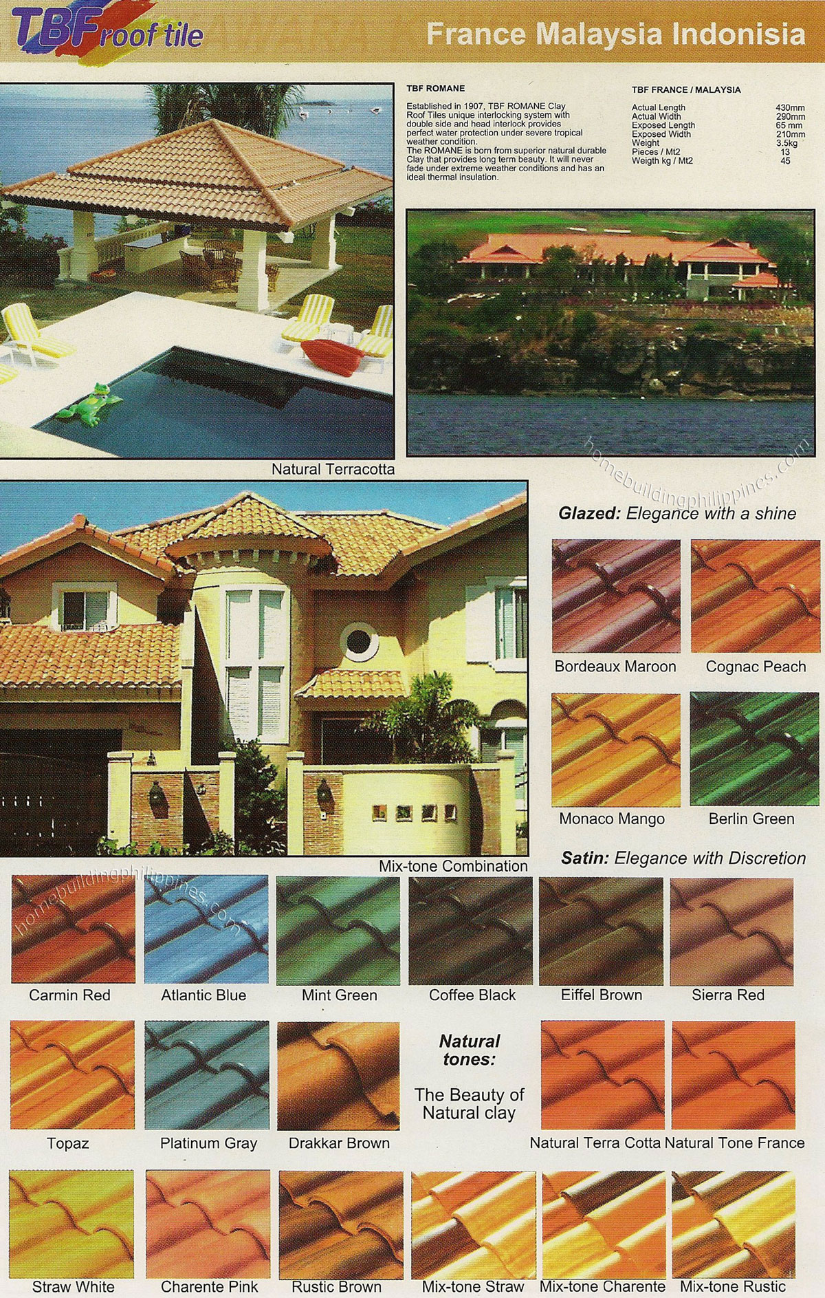 TBF Clay Roof Tiles
