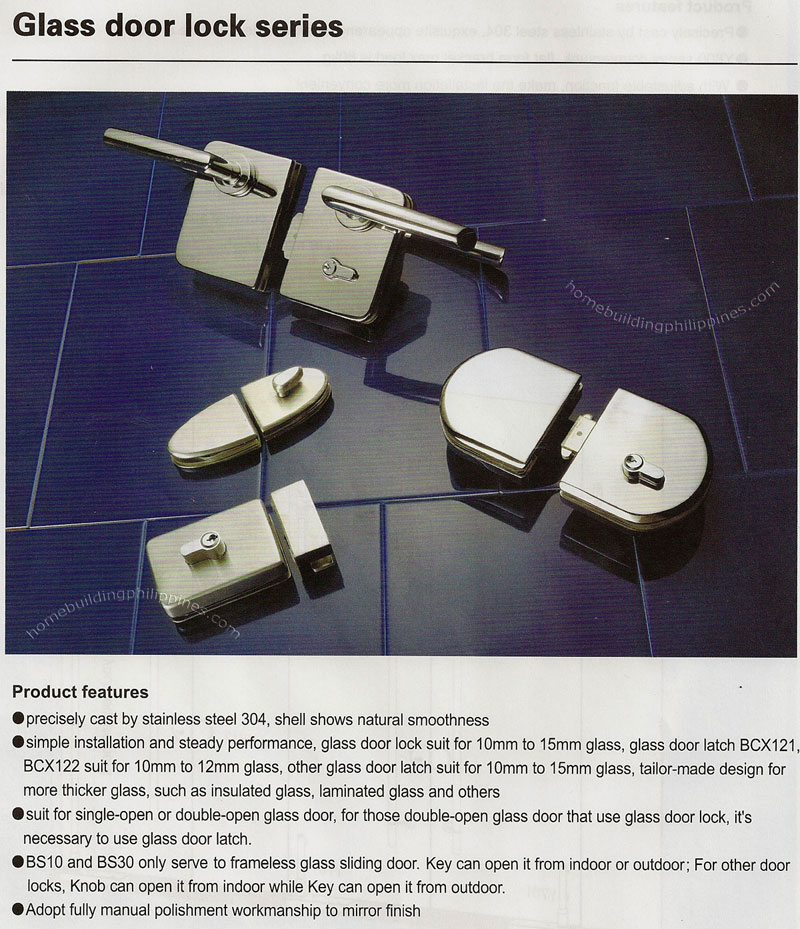 Glass Door Lock Series