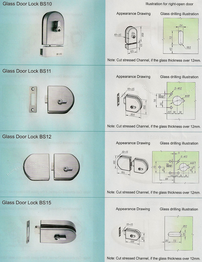 Glass Door Lock Series