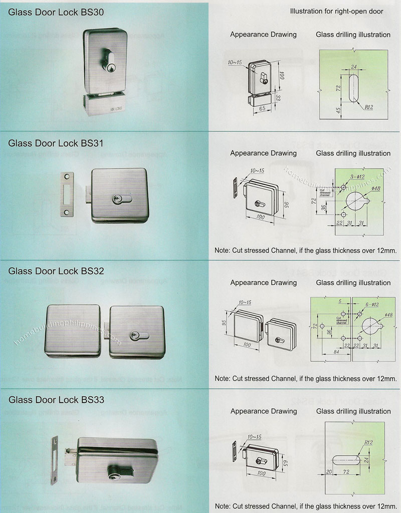 Glass Door Lock Series