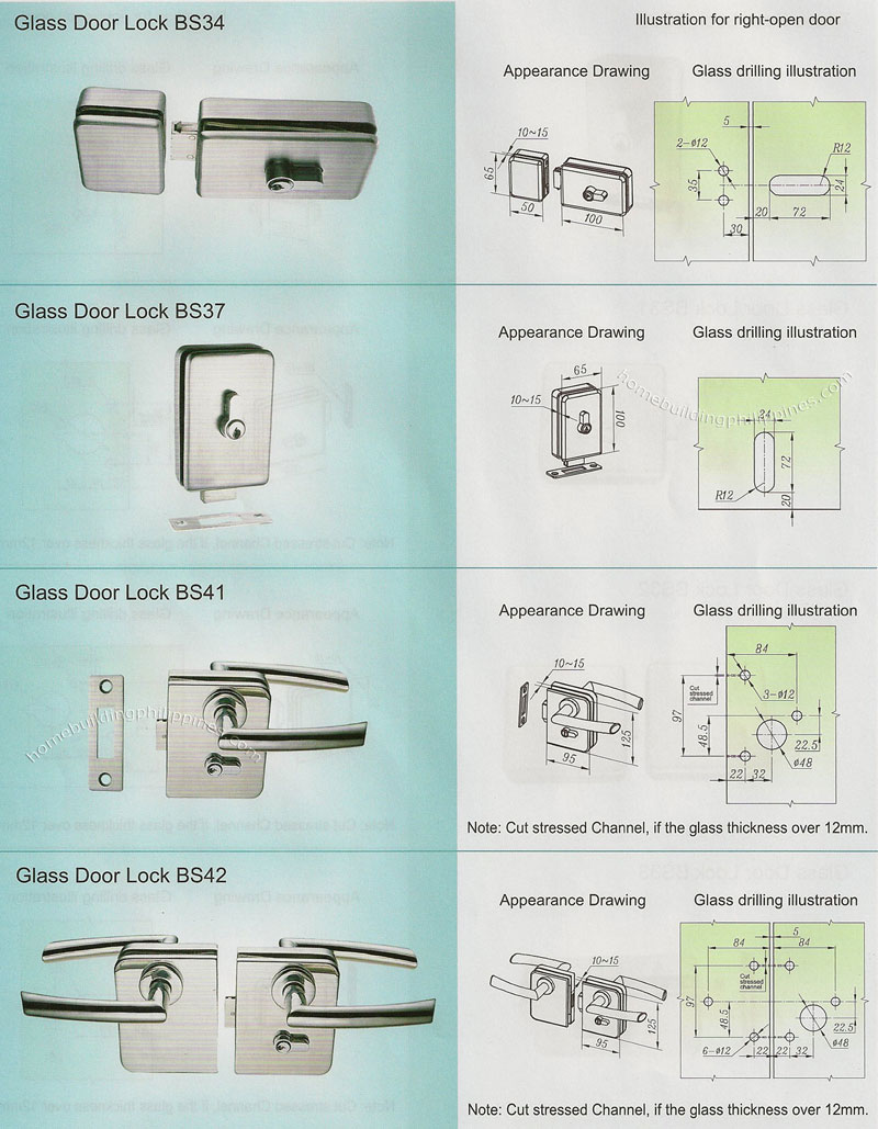 Glass Door Lock Series