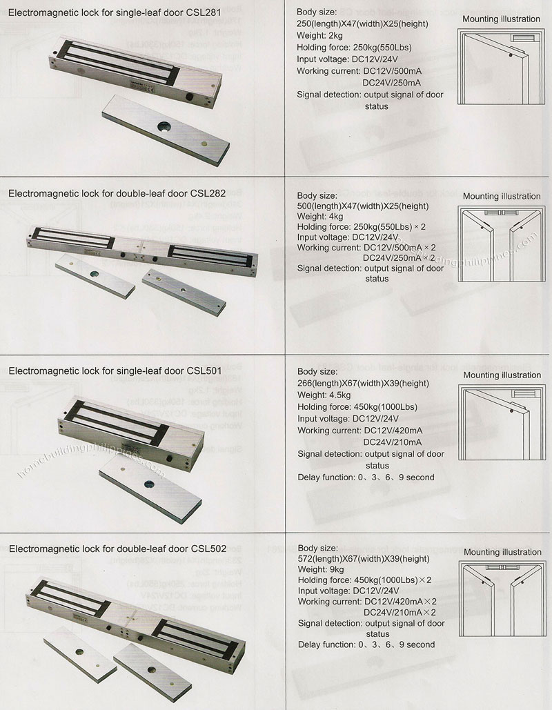 Electromagnetic Lock Electric Bolt Series