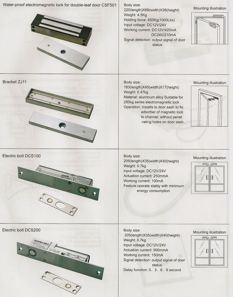 Electromagnetic Lock Electric Bolt Series