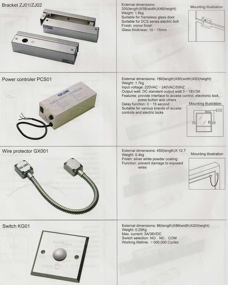 Electromagnetic Lock Electric Bolt Series