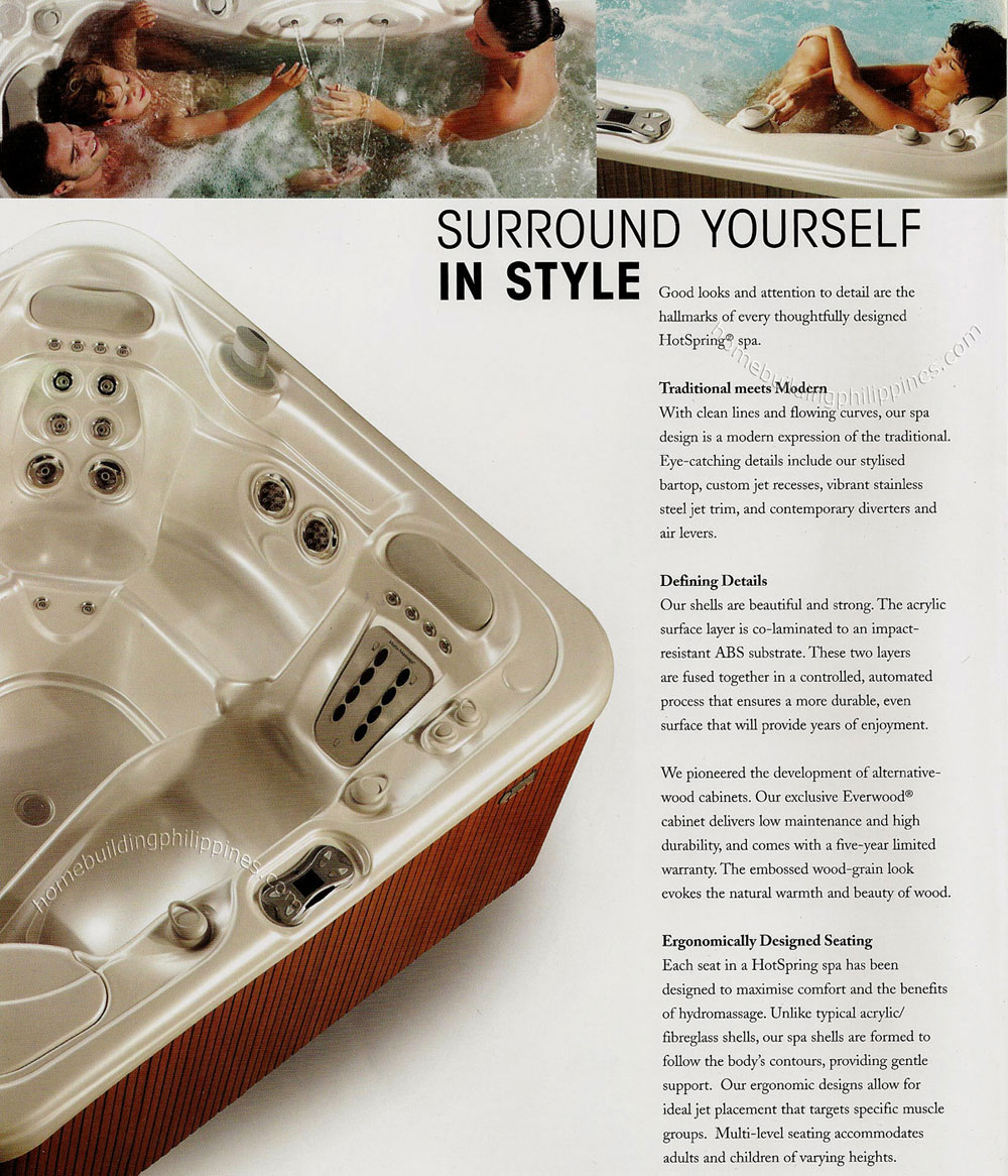 HotSpring Portable Spas - Design Principles