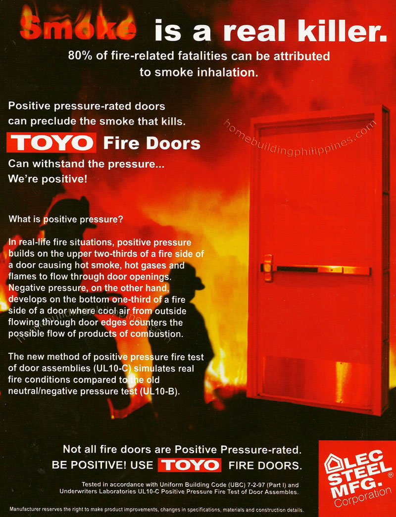 TOYO Fire Rated Steel Doors and Frames