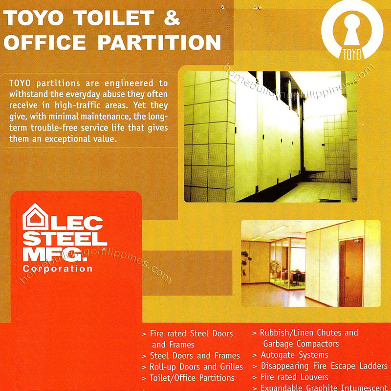 TOYO Toilet and Office Partition