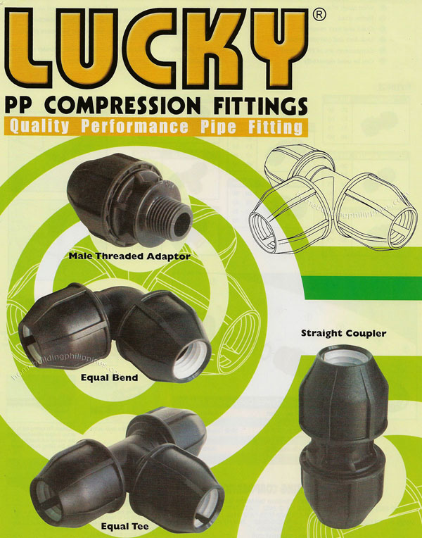 PP Compression Pipe Fittings