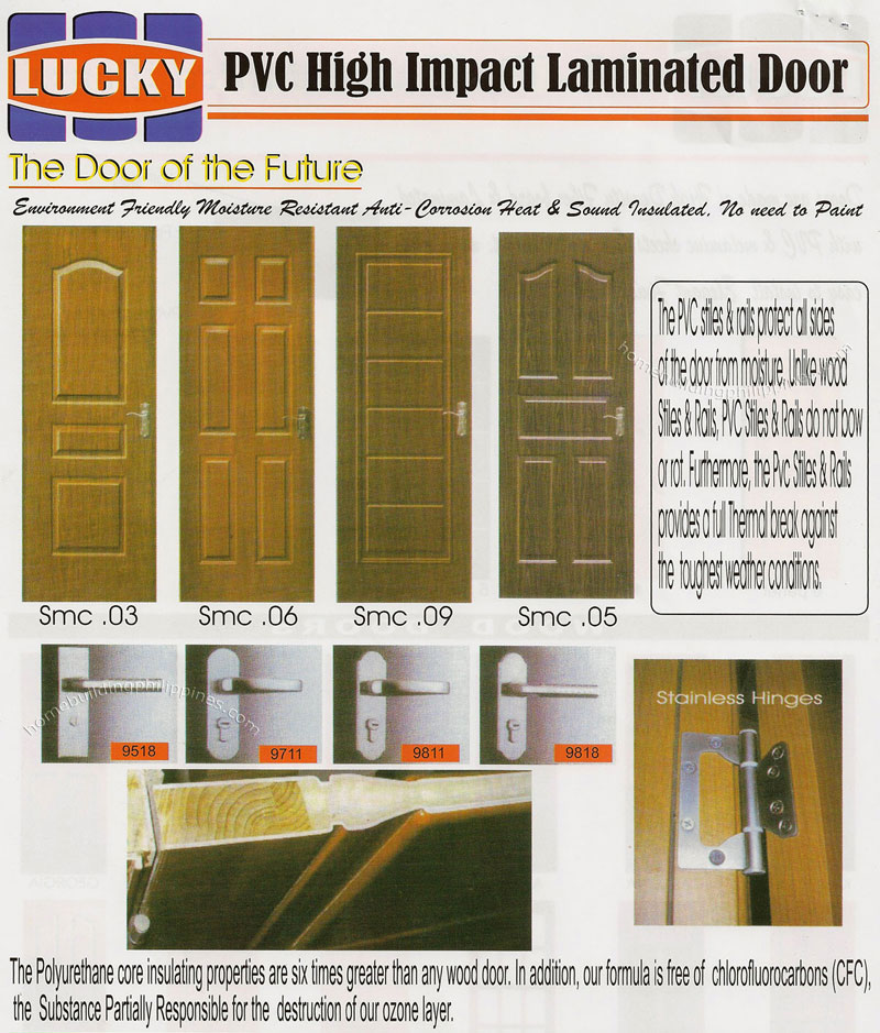 PVC High Impact Laminated Door
