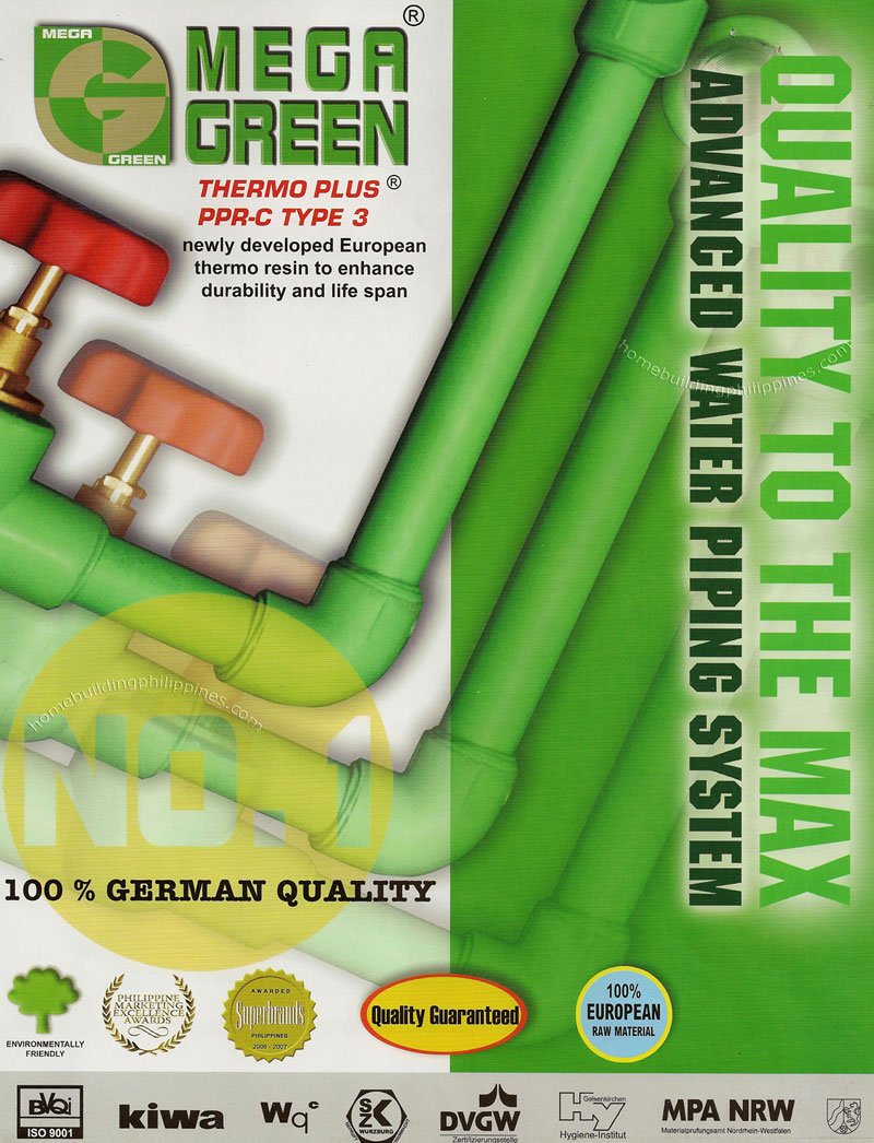 Mega Green Thermo Plus Advanced Water Piping System