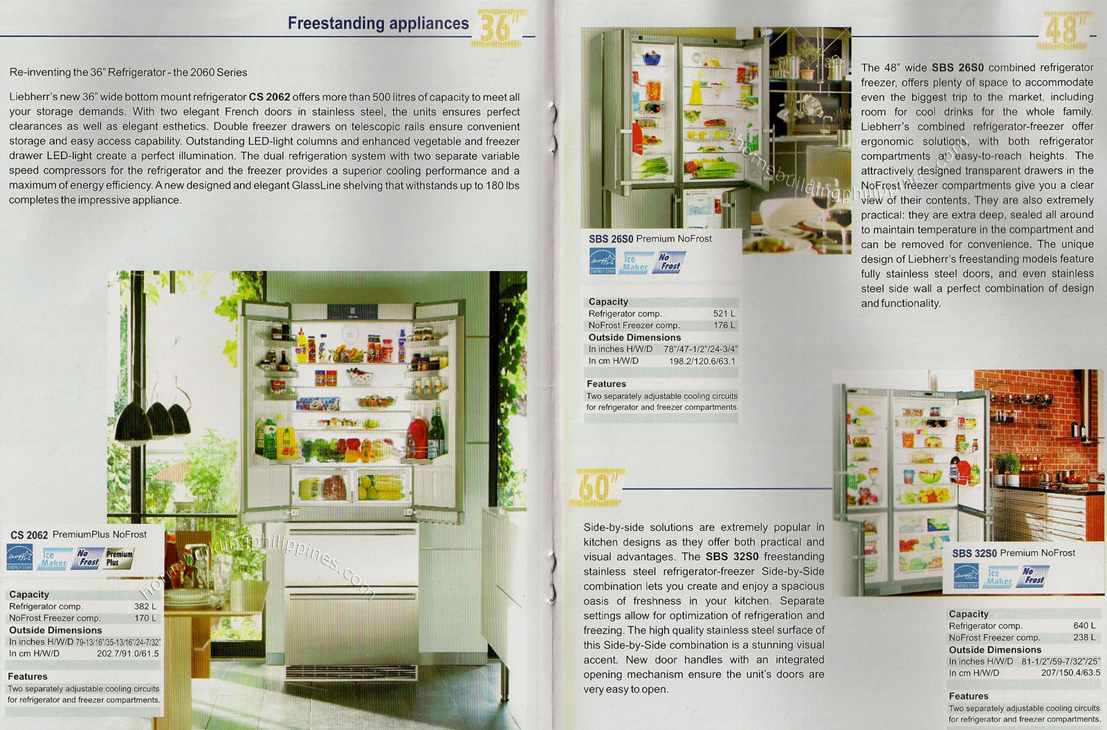 Liebherr Freestanding Refrigerators and Freezers
