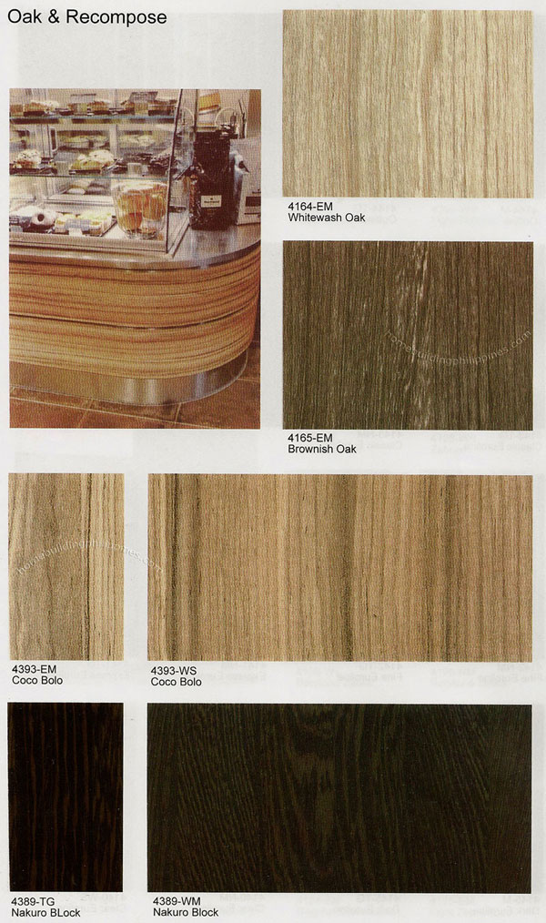 Wilsonart Surface Laminates - Oak & Recompose