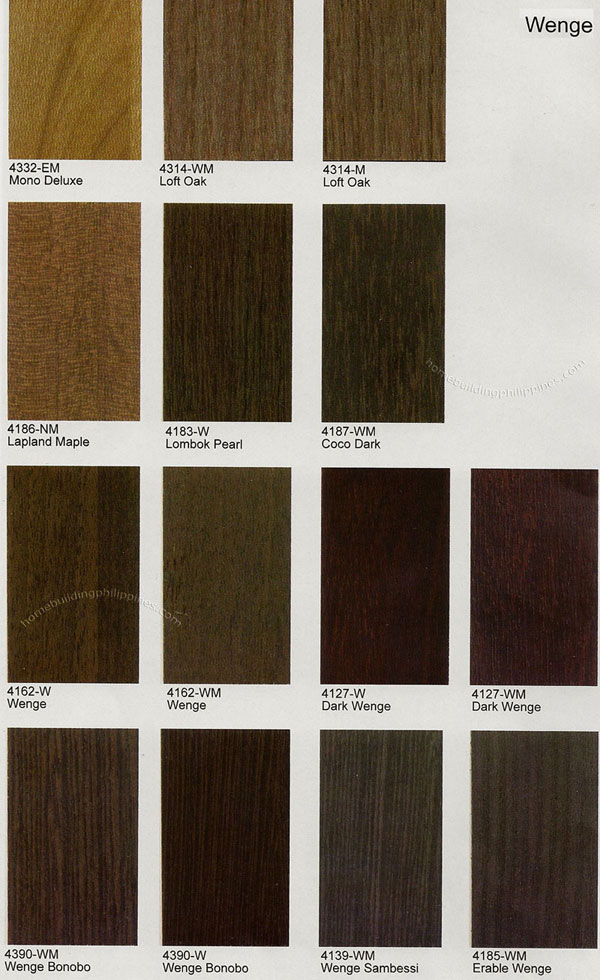 Wilsonart Surface Laminates - Wenge