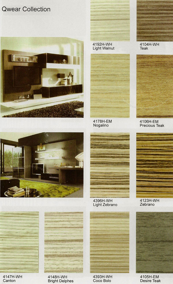 Wilsonart Surface Laminates - Qwear Collection