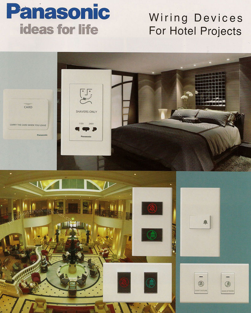 Panasonic Wiring Devices for Hotel Projects
