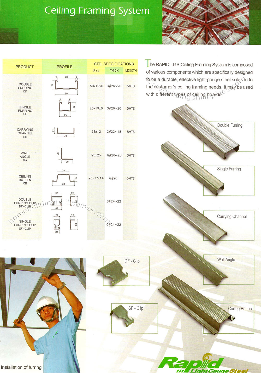 Ceiling Framing System