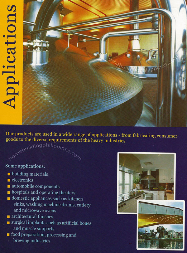 Stainless Steel Applications
