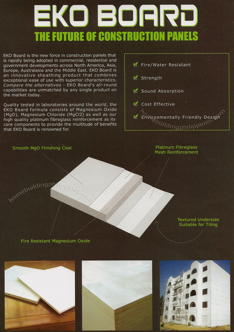 Eko Board Contruction Panels