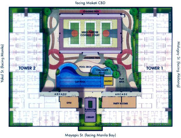 The Linear Makati Amenities Plan