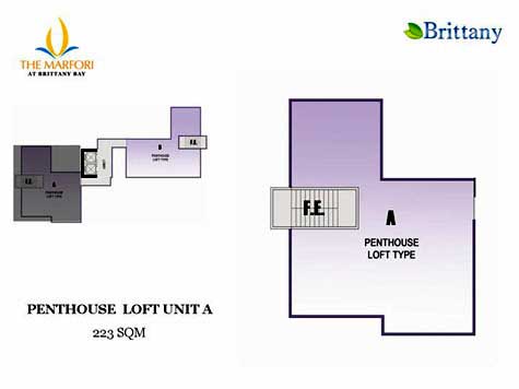 Penthouse loft unit A