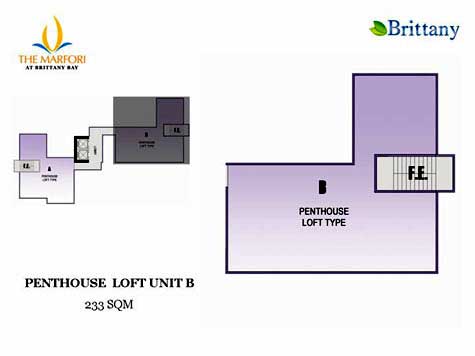 Penthouse loft unit B