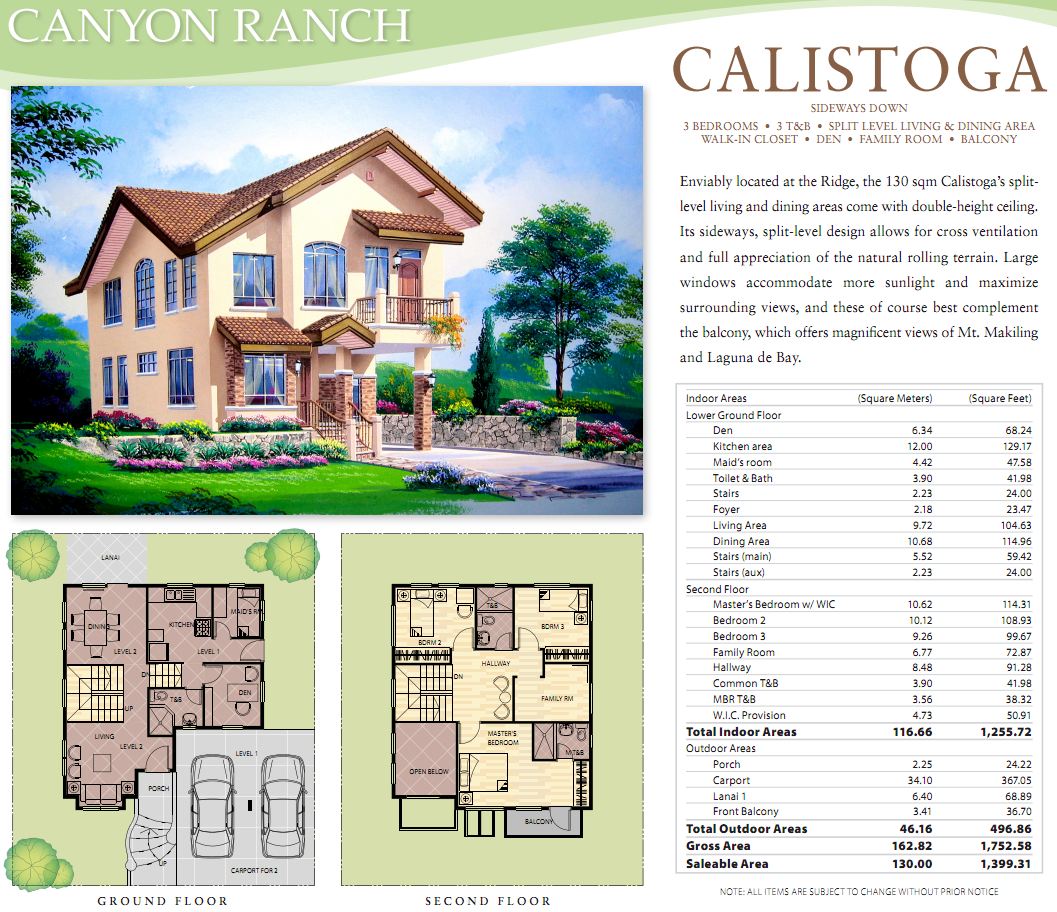 Real Estate Home Lot Sale at Canyon Ranch Homes Calistoga