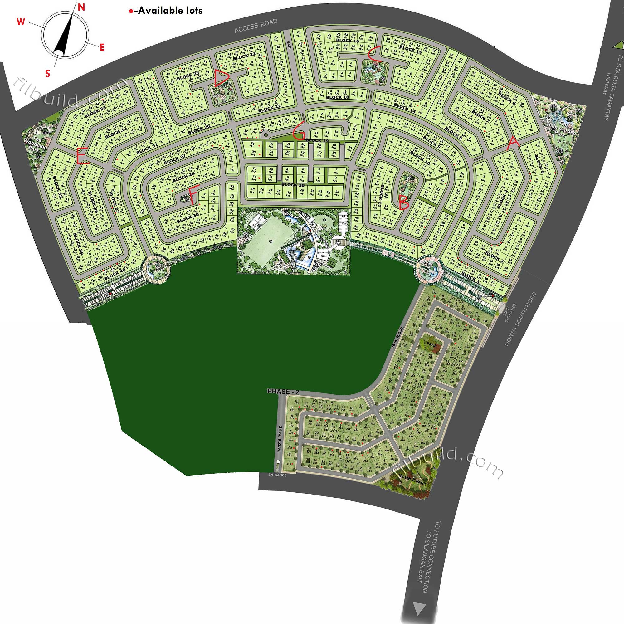 treveia nuvali lot plan