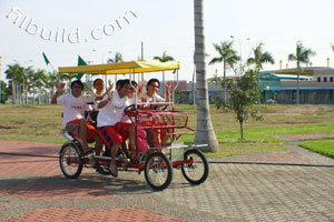 Enjoy an enviromental friendly way of travelling around with surrey at The Lakeshore