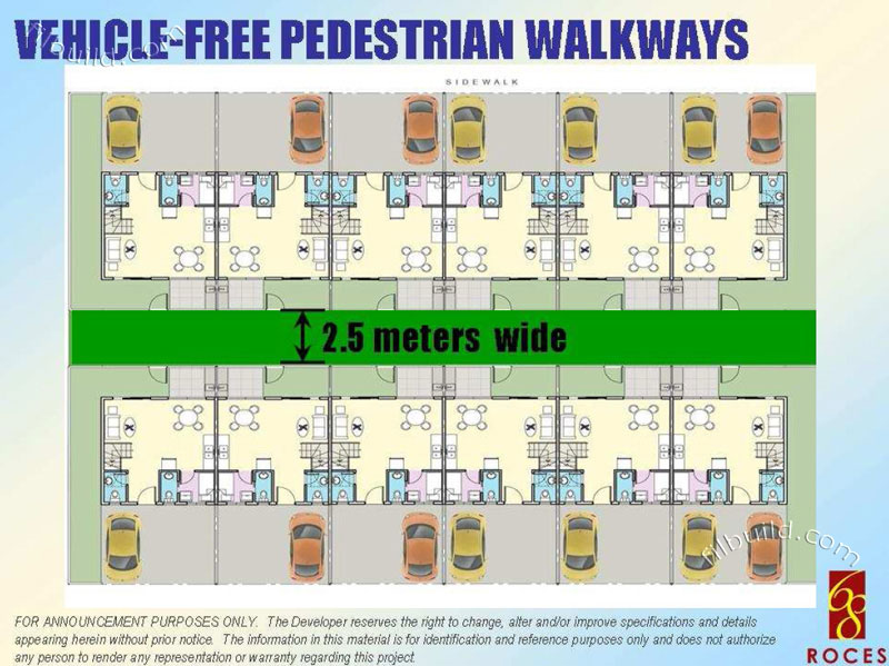 Vehicle-Free Pedestrian Walkways