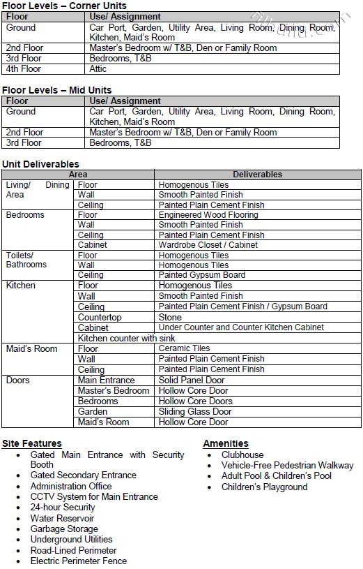 Project Information Sheet